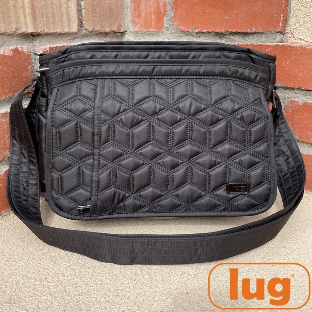 🆕Lug Wings Crossbody RFID Travel Bag | Black